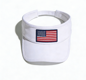 Gorra deportiva con visera para el Día de la Independencia de EE. UU., ajustable, con parte superior vacía, parche de la bandera estadounidense, para golf, tenis y correr - Product Image 1