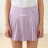 Jupe de golf plissée mini sportive personnalisée pour femmes