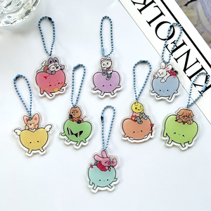 Spot SK <b>Anime</b> Cartoon Image UV Printing Acrylic PVC Key Chain Pendant Bag Decorative Souvenir with Peripheral Doll Design - Product Image 1