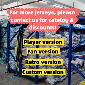 सीडब्ल्यू उच्च गुणवत्ता प्रसिद्ध नंबर प्रेरित फुटबॉल जर्सी 2026 समर्थक के लिए जैक्वार्ड फैब्रिक फुटबॉल शर्ट - Product Image 2