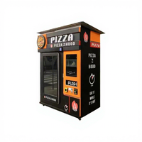 Distributeur automatique de pizzas en libre-service avec écran tactile certifié CE, distributeur de pizzas surgelées commercial pour centre commercial