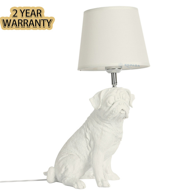 Resin Animal Sausage Lamps Design Dog Table Lamp for Children Room Home Decor Lighting
