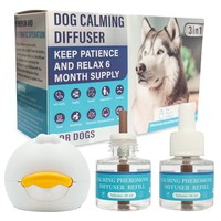 Diffuseur apaisant pour chiens et chats, silencieux, écologique, chauffant électriquement, anti-stress estival, spray apaisant aux phéromones pour animaux de compagnie