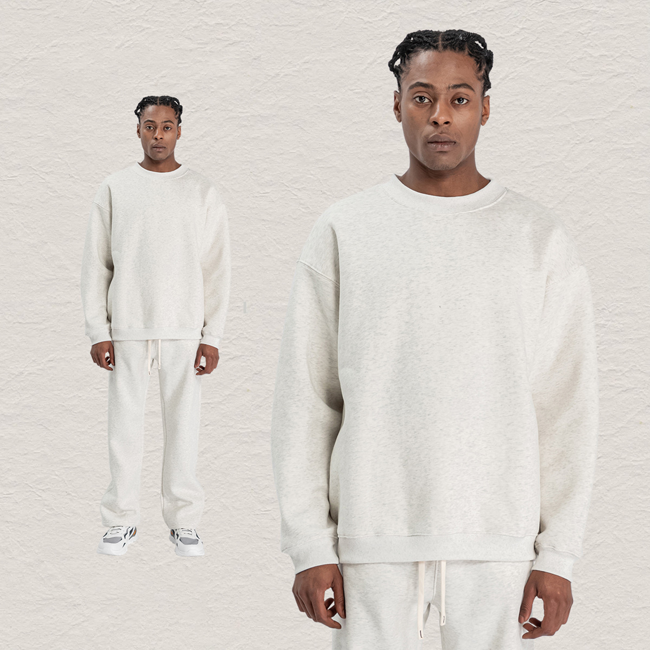 Oat gray sweatshirt