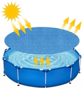 Cubierta Solar de PE para Piscina - Previene la Evaporación del Agua y Mantiene la Temperatura, Resistente a los Rayos UV y a las Grietas - Product Image 3