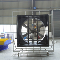Moteur PMSM Grand Couple Lame En Aluminium Grand Volume D'air Ventilateur D'échappement À Haute Efficacité