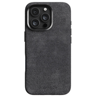 Étui de luxe en cuir suédé et Alcantara pour iPhone 18 Pro Max 17 16 15 14 13 12, design intérieur de supercar de luxe