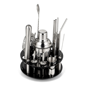 Ensemble de 14 pièces pour barman, kit de <span class=keywords><strong>mixologie</strong></span>, outils et accessoires pour bar, shaker à cocktails en acier inoxydable - Product Image 2