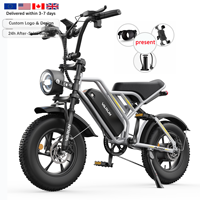 VARUN Vélo Électrique 250W Standard EU 25km/h Double Suspension Pneu 16" pour Enfants Adolescents Adultes Sentiers de Montagne