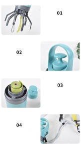 <span class=keywords><strong>Ramasse</strong></span>-crottes pliable pour chien, facile à utiliser, portable, écologique, en forme de griffe, avec distributeur de sacs à crottes intégré - Product Image 3