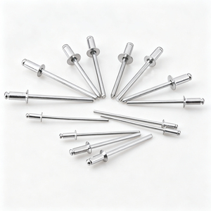 Remaches ciegos de aluminio con cabeza avellanada y extremo abierto GB12617, remaches de aluminio para ensamblaje industrial, suministro de fábrica - Product Image 4