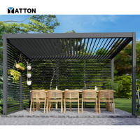 Auvent rétractable personnalisable, système de toit pliant, auvent de terrasse inclinable électrique, imperméable