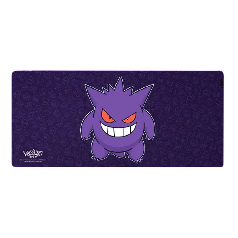 Pokémon Gengar TCG Playmat – 23.6x13.8in Rubber, Card Zones, Extra Thick, Non-Slip, Free Bag