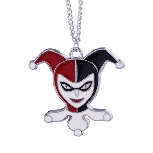 Wowei moda dibujos animados Suicide <span class=keywords><strong>Squad</strong></span> Harley Quinn bate de béisbol colgante Figaro cadena joyería fina collares - Product Image 6