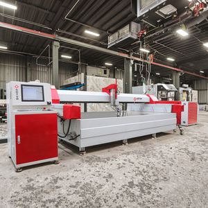 Hongyi CE hiệu quả cao <span class=keywords><strong>CNC</strong></span> kiến trúc thủy tinh Máy cắt tia nước - Product Image 2