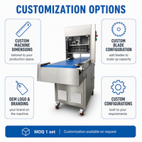 Machine à découper le pain à ultrasons commerciale du groupe Wanli pour les boulangeries, pour la transformation des pains en tranches