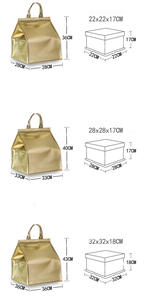 2025 Лидер продаж, изготовленный на заказ нетканый изоляционный мешок, водонепроницаемая сумка-холодильник - Product Image 3