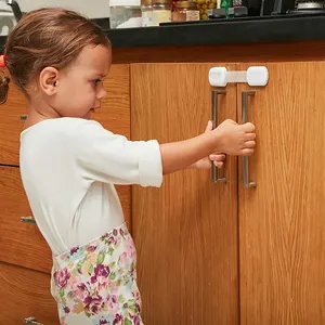 Ayarlanabilir dolap buzdolabı çekmece kapı dolap emniyet kilidi çocuk çocuk çocuk bebek yapışkanlı emniyet kayışı kilitleri koruma
