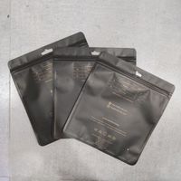 Sacs d'emballage alimentaire en plastique imperméables écologiques avec fermeture éclair, logo personnalisé, vente en gros d'usine