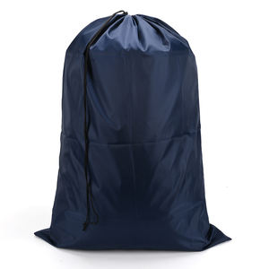 Tas <span class=keywords><strong>Laundry</strong></span> Poliester Nilon Anti Sobek Ukuran Ekstra Besar dengan Tali Serut, Dapat Dicuci Mesin, untuk Pakaian Kotor Saat Bepergian (Grosir) - Product Image 2