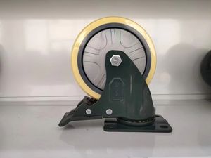 Roulettes de service moyenne à <span class=keywords><strong>lourde</strong></span>, roues en nylon, profil bas, 3 pouces, universelles, avec frein - Product Image 5