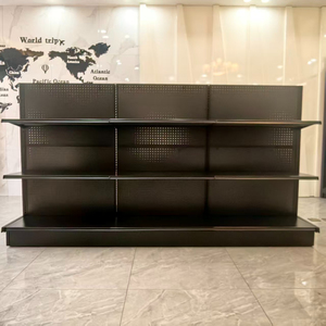 رفوف سوبر ماركت فولاذية حديثة على طراز لوزيير، رفوف جوندولا مزدوجة الجوانب شديدة التحمل للسوق الأمريكي للبيع - Product Image 6