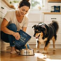 Pochette personnalisée pour aliments pour chiens avec bec verseur, étanche, en aluminium, pour aliments humides pour animaux de compagnie