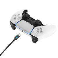 Original Typ C USB Aufladen USB für Switch Datenkabel für PS5 Controller Für PlayStation 5 mit LED