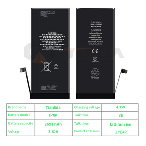 <span class=keywords><strong>แบ</strong></span><span class=keywords><strong>ต</strong></span>เตอรี่โทรศัพท์มือถือ2024 OEM <span class=keywords><strong>ต</strong></span>ามสั่งสำหรับ iPhone 5 6 7 8 PLUS สำหรับ iPhone 5S 6S 7S 8S <span class=keywords><strong>แบ</strong></span><span class=keywords><strong>ต</strong></span>เตอรี่คุณภาพ3A - Product Image 5