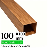 Nuevo Sistema de Techo de Rejilla Cuadrada Moderna de Aluminio 100x100mm, Rejilla de Techo Falso Anticorrosión y Resistente al Fuego para Hoteles y Centros Comerciales