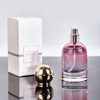 Flacon de parfum vide en verre avec logo personnalisé, 30 ml, 50 ml, 100 ml, atomiseur de parfum rechargeable avec emballage en boîte cadeau
