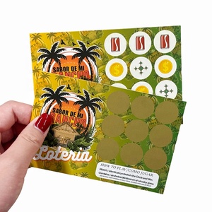 Cartes à gratter personnalisées, cartes de jeu promotionnelles, cartes à offrir, cartes de révélation de <span class=keywords><strong>prix</strong></span>, campagne marketing pour les entreprises - Product Image 4