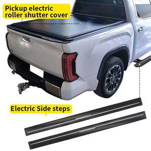 บันไดท้ายรถกระบะไฟฟ้าแบบพับเก็บได้ กันชนท้ายรถบรรทุก ประตูท้ายไฟฟ้า Ford F-150 อลูมิเนียมอัลลอยด์แบบสปอร์ต พับได้ ขัดเงาสูง ไม่มี - Product Image 5