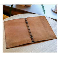 Porte-menu en cuir pour restaurant, classeur de menu en cuir, carnet de bar