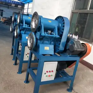 Automatic Double Shaft Shredder Machine Metal Car Tyre Recycling Waste Plastic Crushing Equipment