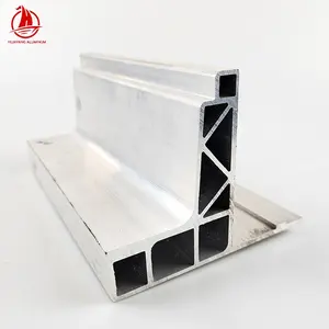 Factory Custom 6061 Aluminium Extrusion Open Mold Hollow T-shaped Aluminum Profile