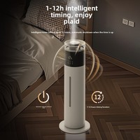 Humidificateur sur pied en plastique 8L, nouveau modèle 2026, pour la maison, avec purification d'air UV et nébuliseur ultrasonique d'arômes 25W