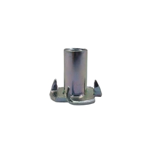 Écrou à quatre griffes zingué, écrou à filetage complet, écrou en T à quatre branches pour meubles en bois et équipement audio - Product Image 3