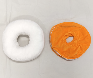 Cuscino Ergonomico a Forma di Ciambella per Piercing all'Orecchio, Cuscino per Dormire sul Fianco, Allevia il <span class=keywords><strong>Dolore</strong></span> all'Orecchio con Fodera Rimovibile con Cerniera - Product Image 6