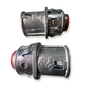 经 UL 认证的 3/8 英寸电缆连接器 镀锌压铸 AC MC 卡扣式快速安装电缆连接器，带绝缘喉管 Snap2It 连接器 - Product Image 2