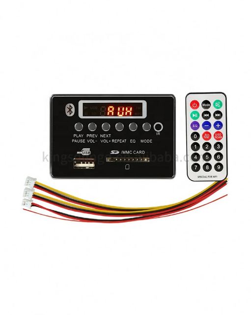6V 12V Blue tooth 5.0 MP3 Decoder Board Module Wireless Car USB MP3 Player TF Card Slot USB FM Microphone Handsfree control