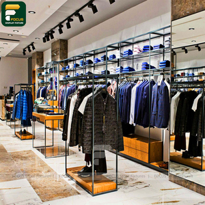 Expositor de Ropa de Doble Cara, Soporte para Prendas, Diseño de Tienda de Moda - Product Image 1