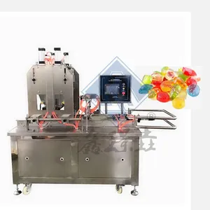 상하이 산업 롤리팝 토피 구미 공장 시간당 50kg 곰 좋은 품질 자동 사탕 사탕 만들기 기계