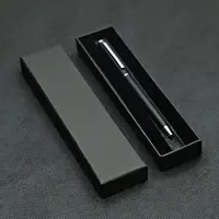 Contenitori di regalo della penna della carta dell'inchiostro dell'unità di elaborazione del cartone magnetico aziendale di lusso nero all'ingrosso su ordinazione