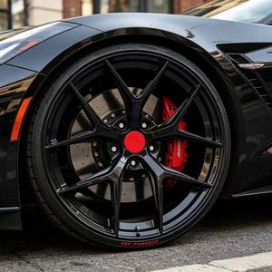 Jantes en alliage d'aluminium forgé GS Deep Concave, noir brillant, 5x120, 17-23 pouces, pour voitures particulières <span class=keywords><strong>Corvette</strong></span> C7 C8, garantie <span class=keywords><strong>5</strong></span> ans - Product Image 5
