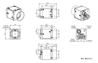 Cámara Industrial Compacta CMOS de Alta Resolución de 6.3MP, Anti-Vandalismo, para Luz Estructurada 3D y Escáneres 3D