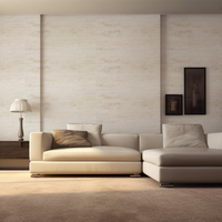 Mur de fond en pierre de travertin en porcelaine douce pierre douce Ultra-mince Flexible extérieur pierre naturelle placage roche grande planche