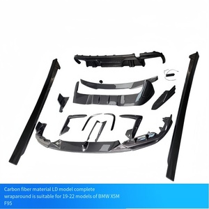 Convient pour BMW X5M <span class=keywords><strong>F95</strong></span> 19-22, version améliorée avec matériau en fibre de carbone véritable, kit carrosserie compact - Product Image 2