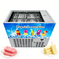 Zomer bestseller: Commerciële ijslollymachine van roestvrij staal, 4/6 vormpjes, hoge efficiëntie, makkelijk te ontvormen.