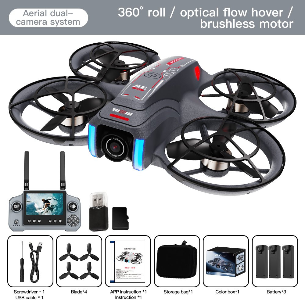 NEGRO Tres baterías